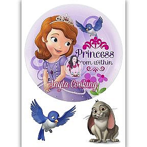 Imagine Comestibila " Printesa Sofia3 " - Anyta Cooking - Anyta Cooking