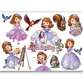 Imagine Comestibila " Printesa Sofia9 " - Anyta Cooking - Anyta Cooking