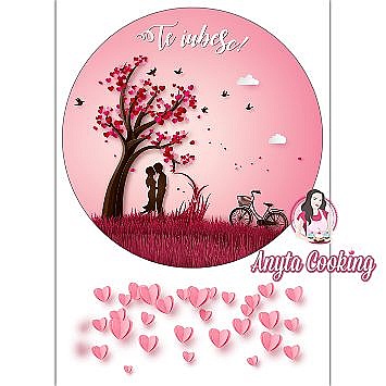 Imagine Comestibila " Valentines Day 7 " - Anyta Cooking - Anyta Cooking