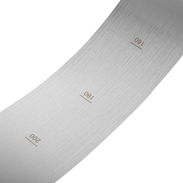 Inel Reglabil Rotund din inox, 16-30&Oslash;CM - 8cm inalt - Anyta Cooking - Anyta Cooking