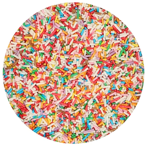 Decor din zahar bastonase - STRANDS MIX- 80gr - Funcakes