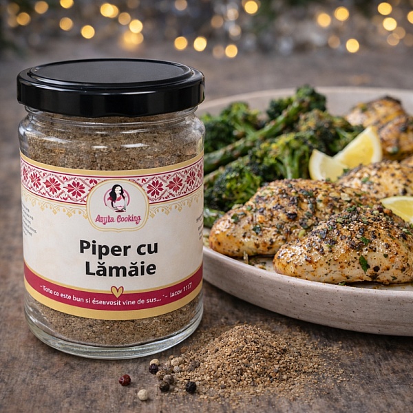 Mix Piper cu Lăm&acirc;ie 80g (Lemon Pepper) &ndash; Anyta Cooking