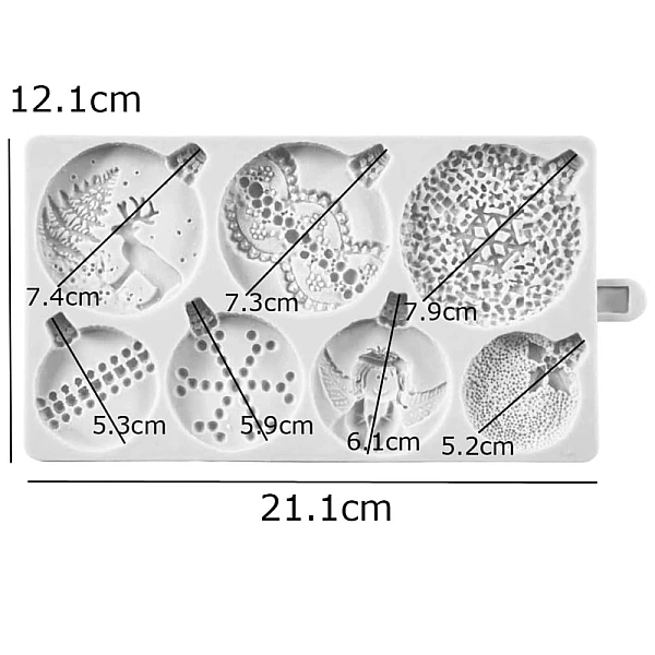 Mulaj din silicon Globuri de Craciun - Cesil