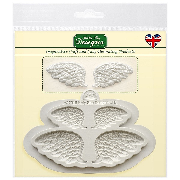 Mulaj din silicon -ARIPI DE INGER -4,1 x 3 x 0,5 cm-Katy Sue - Anyta Cooking
