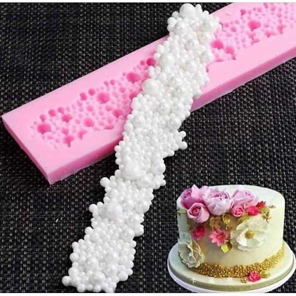 Mulaj din silicon - Banda de Perlute &ndash; 29 x 3 cm - Cesil - Anyta Cooking	