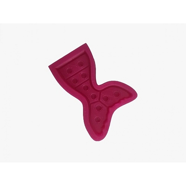 Mulaj din silicon - Coada de sirena model Pop It &ndash; 6 x 5 cm - Cesil - Anyta Cooking	