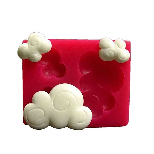 Mulaj din silicon &ndash; Nori &ndash; 3x5 cm, 2x2 cm - Cesil - Anyta Cooking	