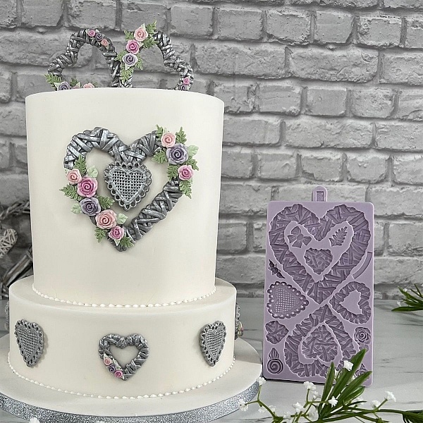Mulaj din silicon - WICKER HEARTS COLLECTION- KAREN DAVIES - Anyta Cooking