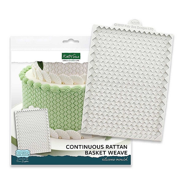 Mulaj Silicon CONTINUOUS RATTAN BASKET WEAVE - KatySue - Anyta Cooking