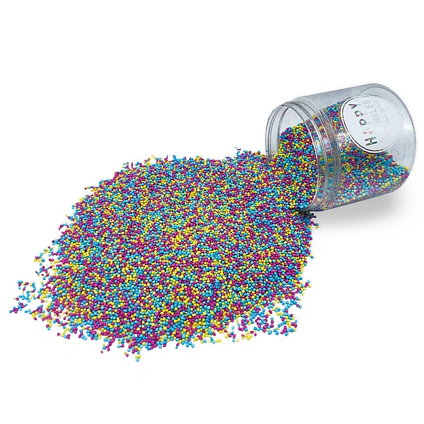Decoratiuni zahar (sprinkles) - Mix Culori - Neon Lights Simplicity - 90g - Happy Sprinkles