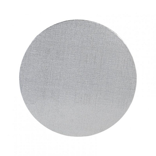 Disc tort ARGINTIU rotund &Oslash; 30 cm - grosime 3 mm