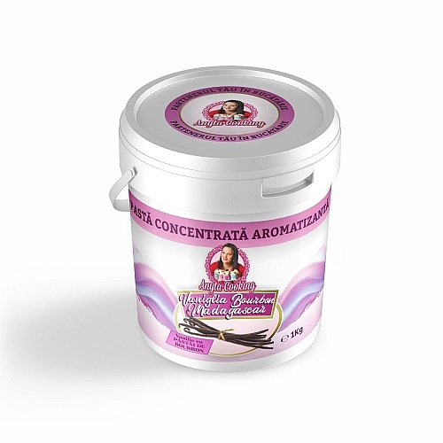 Pastă Concentrată Aromatizantă &ndash; VANILIE BOURBON- 1 kg - Anyta Cooking