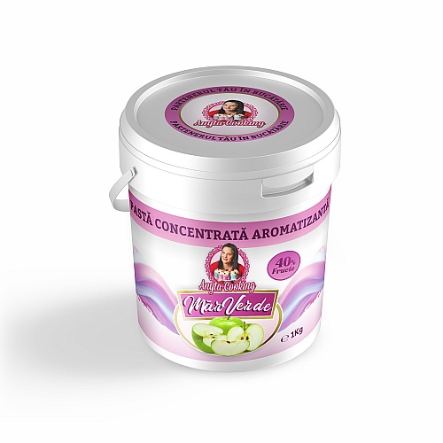Pastă Concentrată Aromatizanta cu 40% Fruct &ndash; MAR VERDE - 1 kg - Anyta Cooking