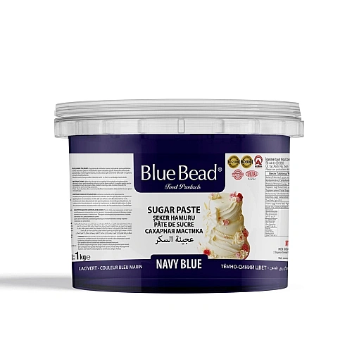 Pasta de Zahar &ndash; ALBASTRU NAVY - 1 kg - Blue Bead - Anyta Cooking 