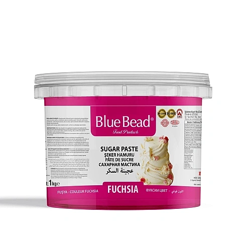 Pasta de Zahar  &ndash; FUCHSIA - 1 kg - Blue Bead - Anyta Cooking 