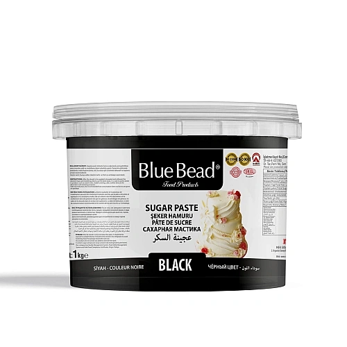 Pasta de Zahar  &ndash; NEGRU/ Neagra - 1 kg - Blue Bead