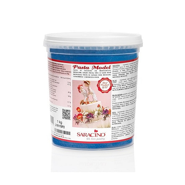 Pasta de Zahar pentru modelare figurine,flori  - 1 kg - ALABSTRU - Saracino - Anyta Cooking 