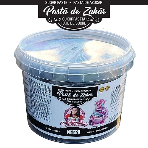 Pasta de Zahar - PREMIUM - NEGRU - 1 kg - Anyta Cooking