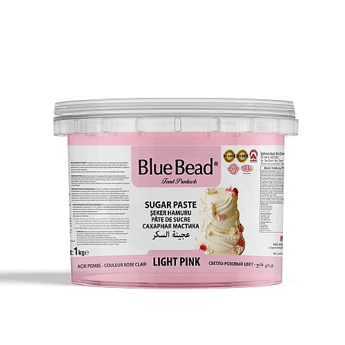 Pasta de Zahar &ndash; ROZ DESCHIS - 1 kg - Blue Bead - Anyta Cooking 