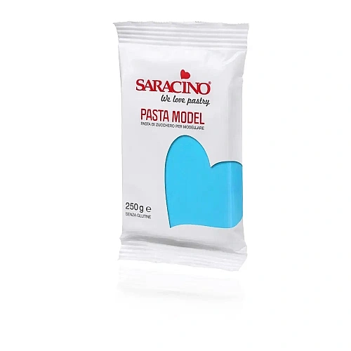 Pasta de Zahar Modelatoare - Albastru Deschis - 250 gr - Saracino