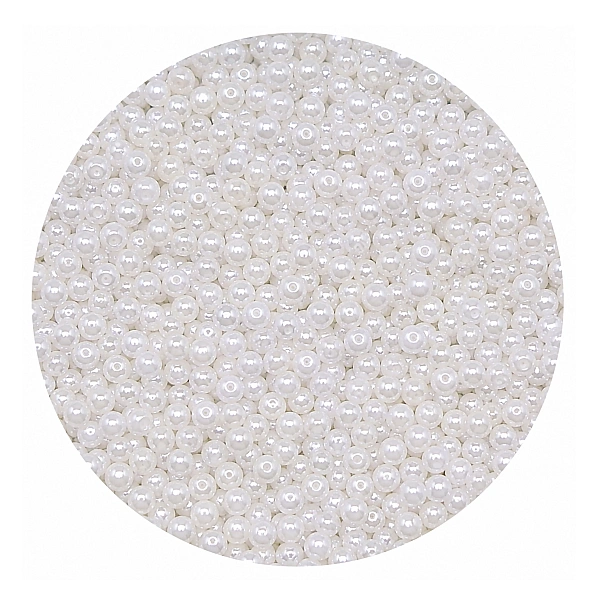 Perle / Perlute din zahar 2mm - Alb Perlat / White - 1kg - Pastry Colours