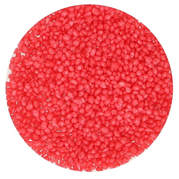 Perle / Perlute din Zahar &ndash; Rosu &ndash; Dots Red - 80 gr &ndash; Funcakes