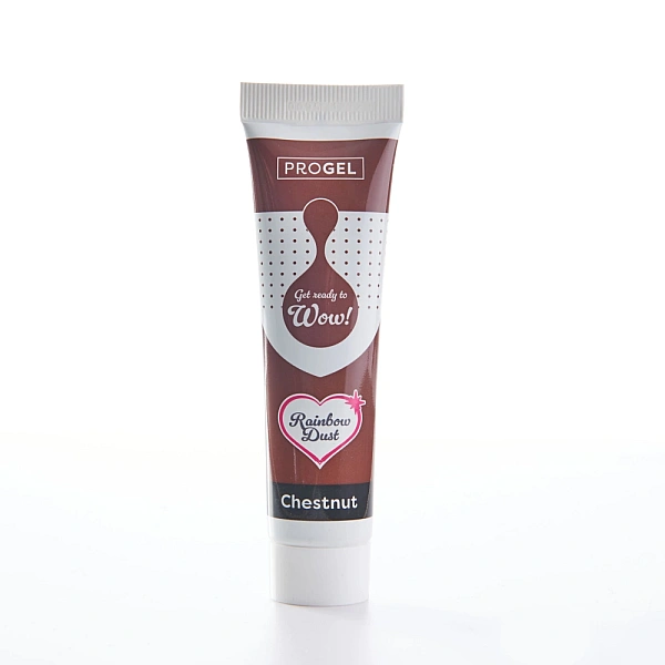 Colorant Alimentar Concentrat Gel - MARO CASTAN / CHESTNUT&ndash; 25 GR - Rainbow Dust