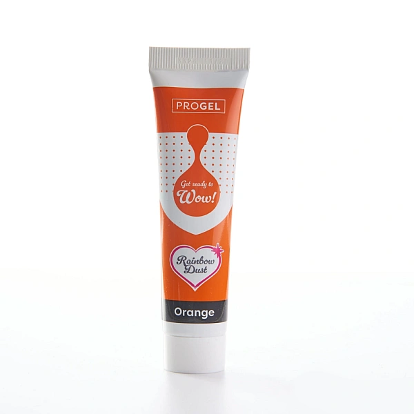 Colorant Alimentar Concentrat Gel - PORTOCALIU / ORANGE &ndash; 25 GR - Rainbow Dust