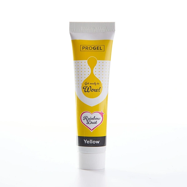 Colorant Alimentar Concentrat Gel - GALBEN / YELLOW  &ndash; 25 GR - Rainbow Dust