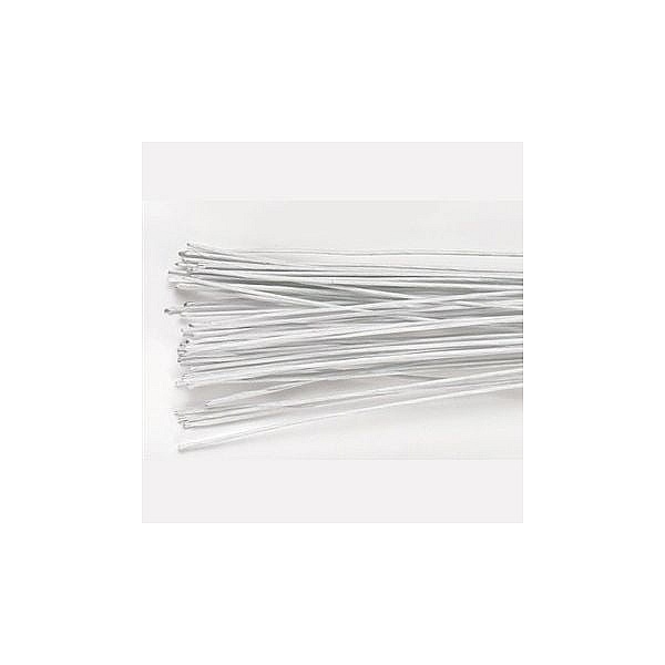Sarme Flori Albe - 50 fire - 24 gauge - 0.5 mm grosime-Culpitt
