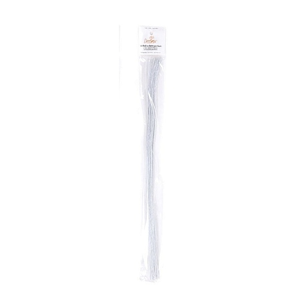 Sarme Flori Albe - 50 fire - 26 Gauge- Decora