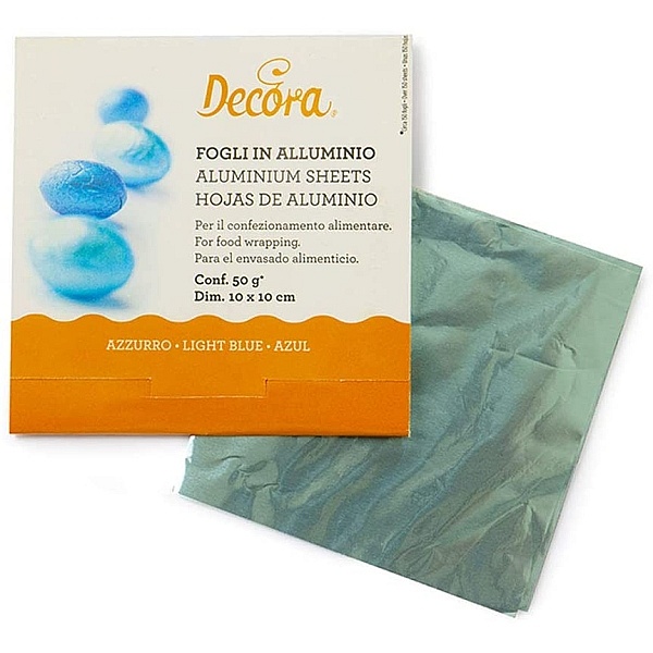 Set 150 buc Foite de ambalare-AZURE-10 x 10 cm-Decora