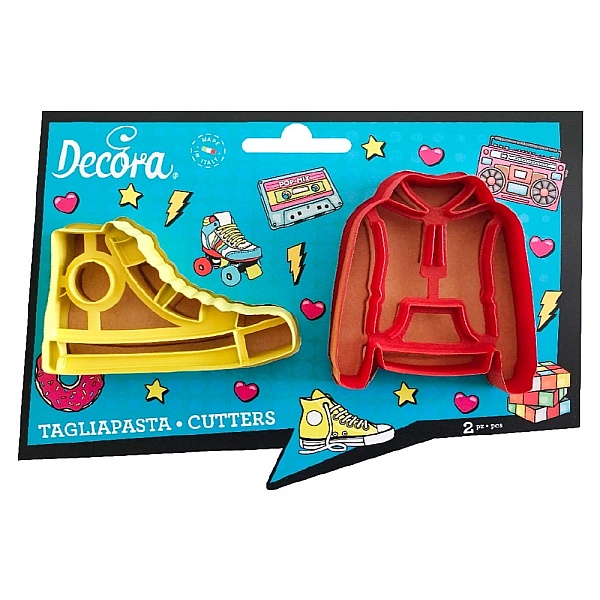 Set 2 buc Decupator din plastic - TEEN CUTTER - Decora
