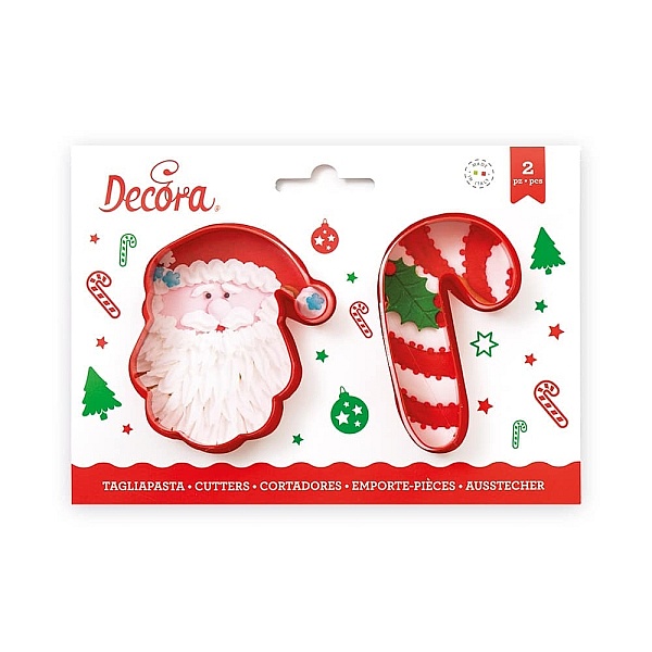 Set 2 Decupatoare Moș Crăciun - Decora