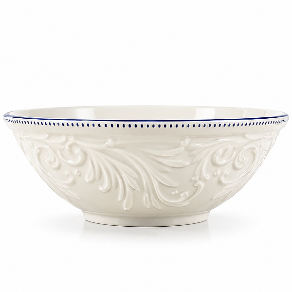 Set 24 de Farfurii de Masă, Model Vintage cu Hortensii Albastre &ndash; Anyta Cooking