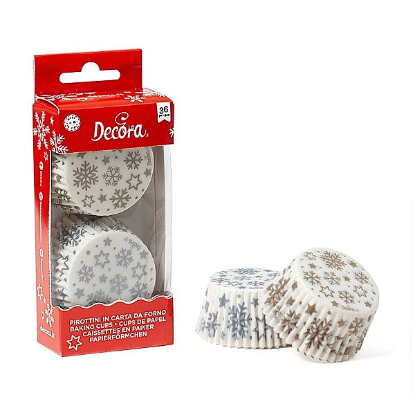Set 36 buc forme de copt briose -&oslash; 50 x 32 h mm-Decora