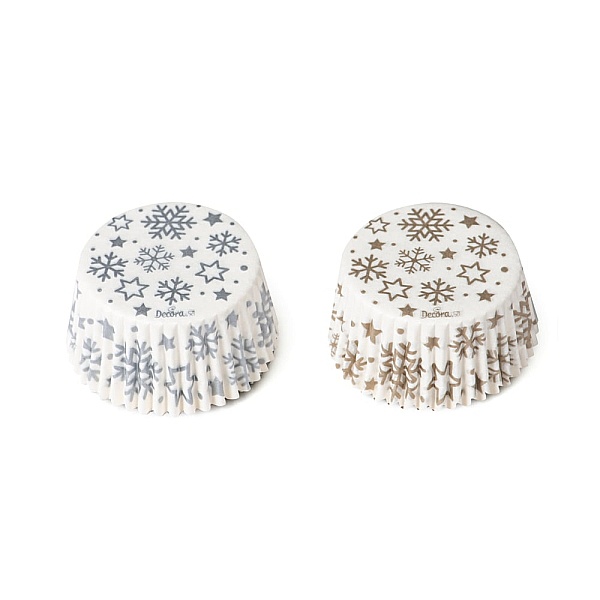Set 36 buc forme de copt briose -&oslash; 50 x 32 h mm-Decora