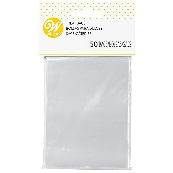 Set 50 buc pungi transparente - 7,5 x 10 cm - Wilton
