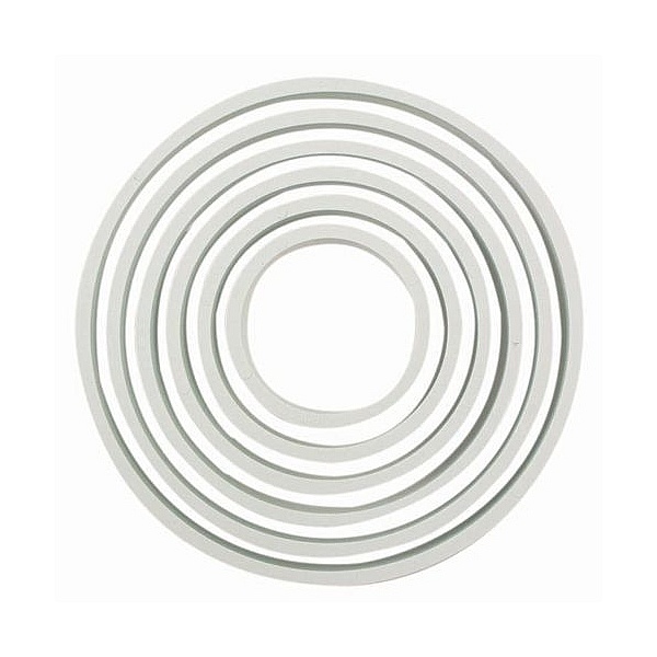 Set 6 Decupatoare din Pastic Rotunde - PME