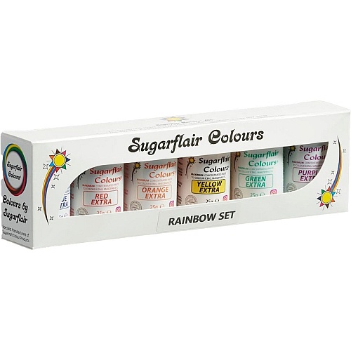 Set 6 X 25G Coloranti Liposolubili &ndash; Sugarflair