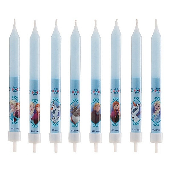 Set 8 buc Lumănare tort - Frozen- 9 CM - Dekora