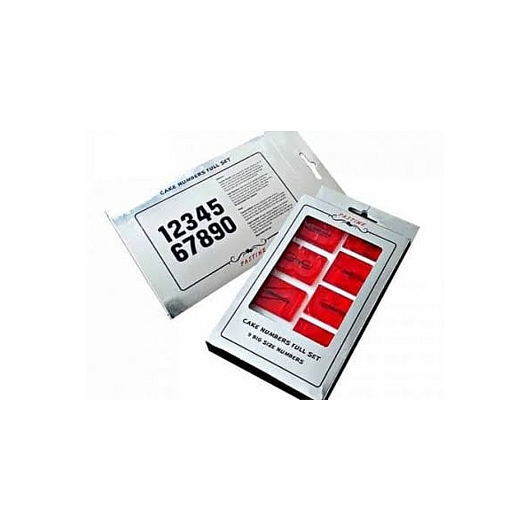Set 9 buc Cifre mari embosare &ndash; 5 cm inaltime - Pastime