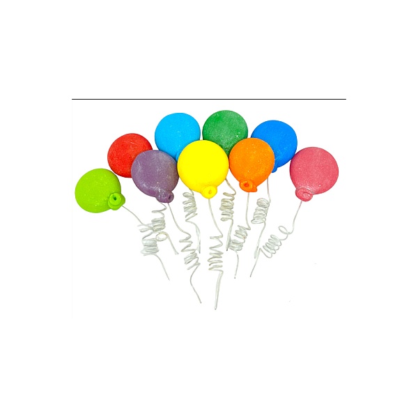  Set decor comestibil - Balonase festive diferite culori - Anyta Cooking 