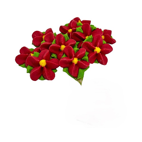  Set decor comestibil - &bdquo;Floare de padure rosie" -  Anyta Cooking 