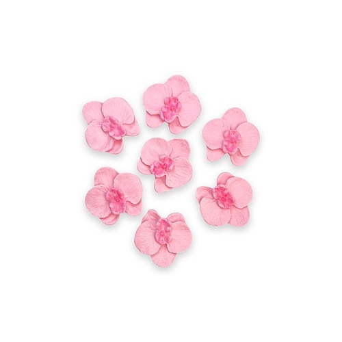  Set decor comestibil - &bdquo;Orhidee d 40mm roz&rdquo; - Anyta Cooking 