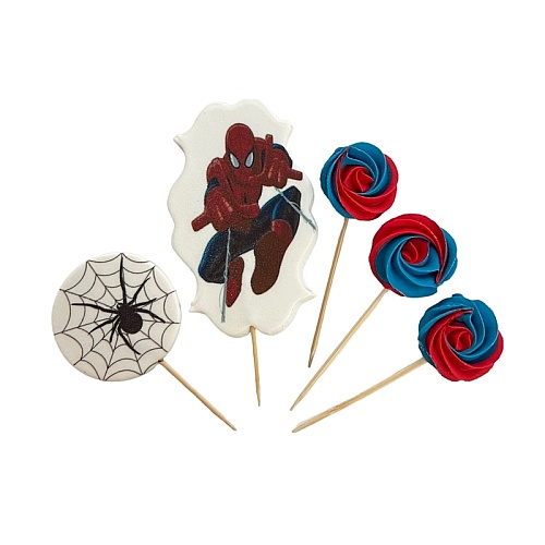  Set decor comestibil - "Spiderman 2D"- Anyta Cooking 