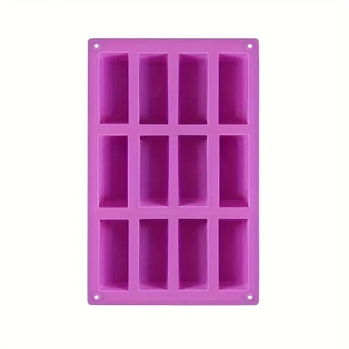 Forma de Silicon - Batoane de Ciocolata (12 cavitati) - 29x17 cm, Ad&acirc;ncime 3cm