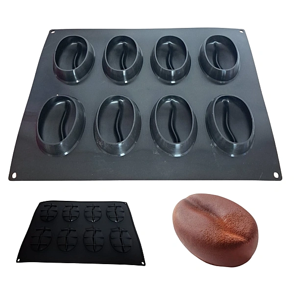 Mulaj din silicon monoportie - Cafea - Cesil
