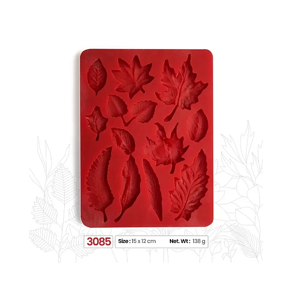 Mulaj din silicon Frunze - (M3085) - 15 x 12 cm - Anyta Cooking