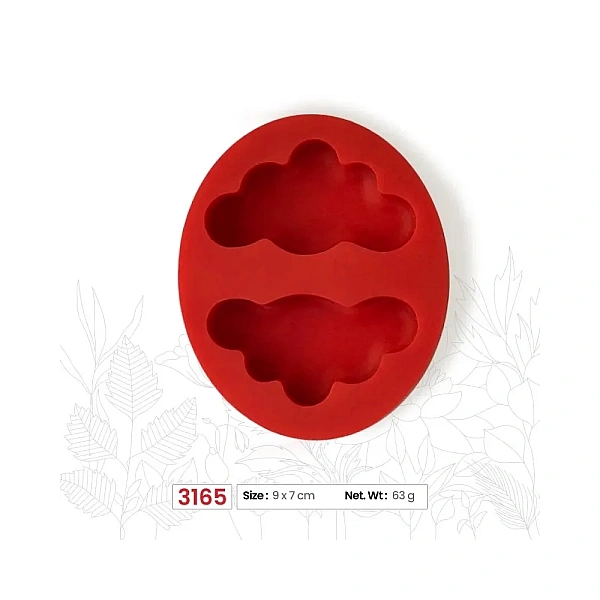 Mulaj din silicon cu Nori (M3165) - 9 x 7 cm - Anyta Cooking
